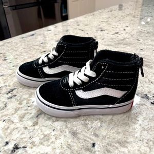 Toddler High-Top Vans, size 5.